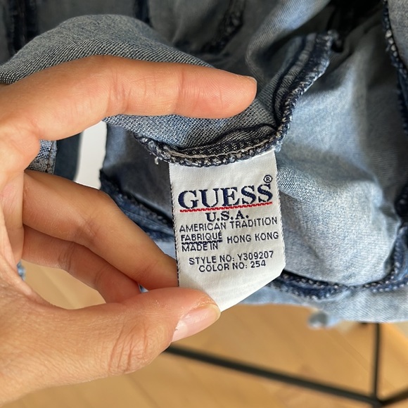 Guess Distressed Denim Jacket - Picture 3 of 6